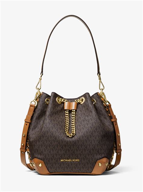 michael kors borse secchiello|michael kors leather tote.